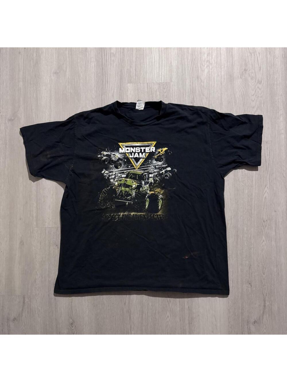 Monster Jam Men's Black Tshirt